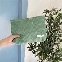 Bolsa de Cosméticos de Viaje de Pana Corduroy Organizador de Maquillaje de Gran Capacidad con Cierre de Cremallera Monedero Portátil para Mujeres - details 4