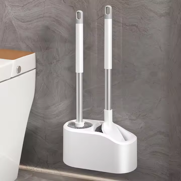Escobillero Escobillero Cepillo de Pared Baño Doméstico Sin Salida Limpieza Lavabo 2025 Nuevo Set - 1