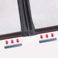 Mosquitera magnética para puerta, cortina de tamaño personalizado, cierre automático de insectos voladores, malla Invisible para cocina, sala de estar interior - details 8
