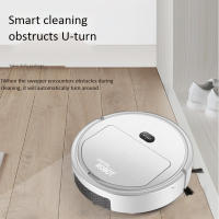 Robot aspirador inteligente 3 en 1, máquina de limpieza del hogar, aspiradora automática, negro - details 5