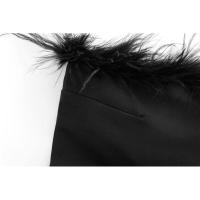 Elegante Vestido Largo de Pluma Sin Espalda Estilo Sexy para Mujeres Perfecto para Fiestas - details 5