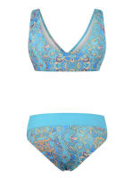 Bikini a rayas para mujer, bañador Sexy de dos piezas, conjunto de Bikini, ropa de playa, traje de baño XXL 2022 - details 7
