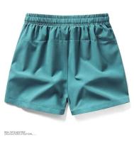 Pantalones Cortos de Moda para Hombres 2025 Ligeros, Informales con Bolsillos y Cremallera, Color Sólido, Correr en la Playa - details 2
