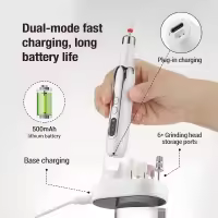 Pulidora eléctrica profesional para uñas, máquina pulidora de Gel, eliminación de piel muerta, lijadora de manicura - details 10