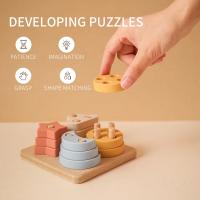 Juguetes de madera Montessori para bebés, bloque de equilibrio estilo luna estrella, juegos de mesa educativos para niños - details 39