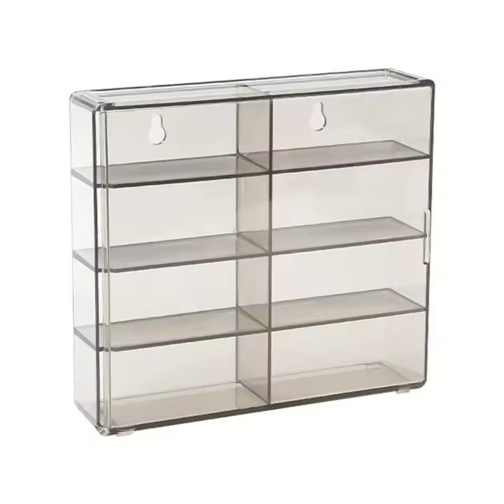 Caja de Almacenamiento de Modelos de Coches Diecast Caja Transparente Anti-Polvo con 8 Ranuras para Modelos a Escala 1:64 Juegos y Juguetes - 1