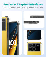 Funda de Silicona Suave Transparente Ultra Delgada para Xiaomi POCO X6 X5 X4 X3 M6 M4 M3 F5 F4 Pro 4G 5G GT Ultra A Prueba de Golpes - details 5