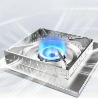 Estufa de Viento Portátil Parrilla de Gas para Exteriores con Escudo del Viento Plegable y Ajustable para Picnics y Camping - details 0