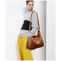 Bolso Hombro Mujer DIDABEAR De Cuero Gran Capacidad Estilo Vintage Casual Bolso De Mano Tote Bolsa De Moda Con Solapa - details 14