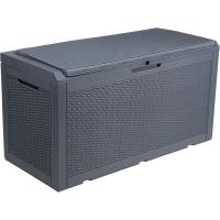 380L Arcón de Ordenación Exterior, Resina Caja de Almacenamento de Jardín para Almacenamiento Al aire Libre para Muebles de Patio - details 0