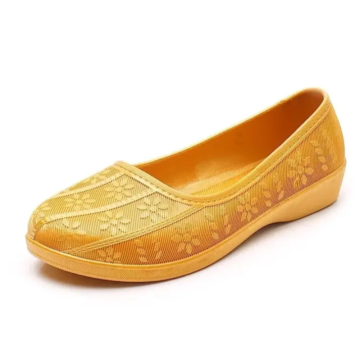 ZAPATOS DE TRABAJO impermeables para restaurante para mujer, mocasines planos para la lluvia, zapatos de cocina, antideslizantes - 1