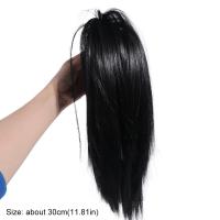 Peluca sintética Invisible para aumentar el volumen del cabello, pinza con garra, cola de caballo, peluca de media cola de caballo, cola de caballo corta y recta - details 7