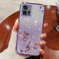 Funda de Teléfono de Diamante de Agua Flor Aplicación de Gaanoplasty para Motorola G72, G84, G54, G32, G22, G52, G30, Power G - details 6