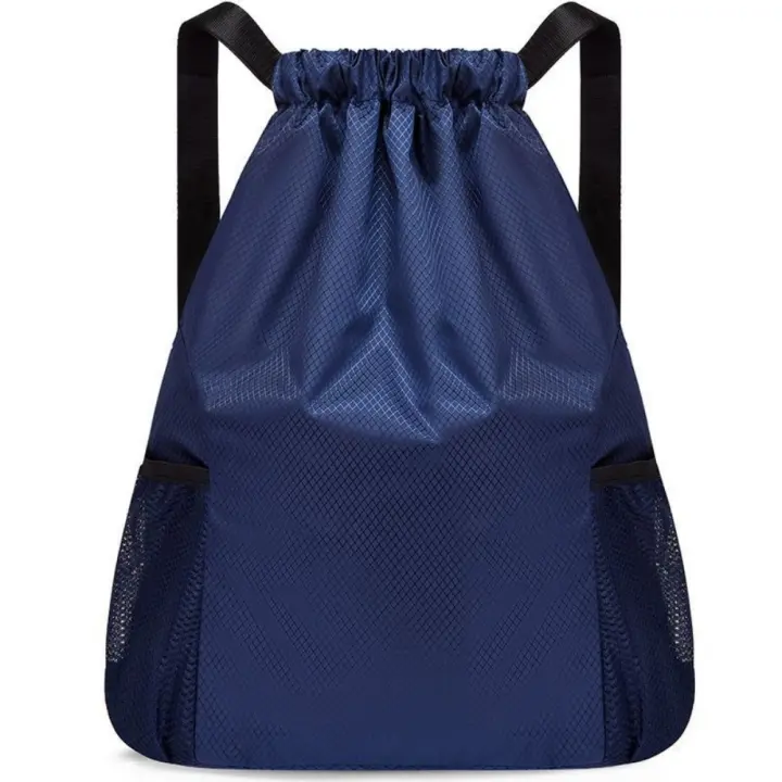 Bolsa con cordón para Deportes, bolso de hombro informal de tela Oxford, Bolsa de viaje grande para estudiantes, Bolsa para zapatos de fútbol y baloncesto - 1