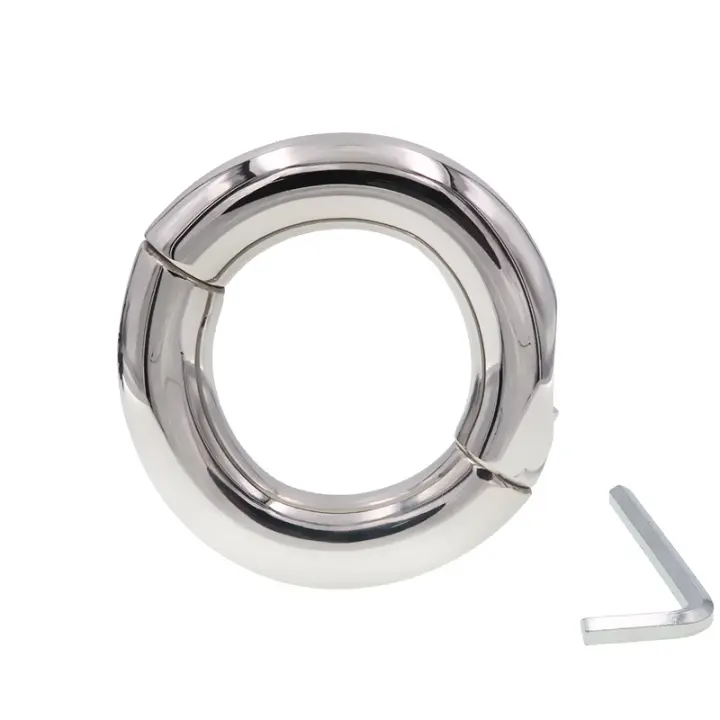 Juguetes sexuales. Productos sexuales de metal restricciones de escroto para hombres, anillos de pene, colgantes testiculares, anillos de peso, productos para adultos - 1