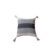 Funda de almohada con borlas para sala de estar, cojín de cama, almohada de cintura, funda de cojín de lujo ligera - details 5