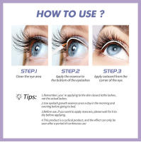 Sérum de Crecimiento de Pestañas y Cejas Rápido de 7 Días Tratamiento Fuerte de Extensión de Maquillaje para Pestañas y Cejas Herramientas de Cuidado de la Piel Facial - details 7