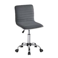 Silla de Oficina Silla de Ruedas Silla Altura Ajustable MAX Carga 136 KG Silla de Despacho Estudio Blanco Silla Piel Sintética - details 10