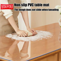 【Very thick】YOUYOU Mall 5.0MM  4-12 Seater PVC Tablecloth Transparent Rectangular Heat Resistant Waterproof soft glass Table cov - details 12