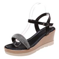 Sandalias de tacón de cuña de verano para mujer - details 1