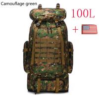 Bolsa de alpinismo de 80L/100L, mochila táctica militar grande para escalar, senderismo al aire libre, Camping, bolsas de viaje - details 23