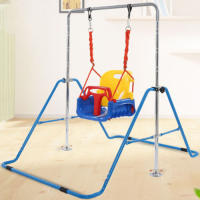 Barra de gimnasia ajustable para niños pequeños, entrenamiento, gimnasio en casa, barras horizontales altas - details 10