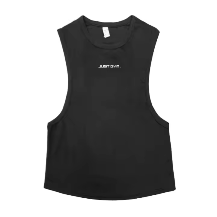 Mens Gym Clothing Summer Open Side Sleeveless Shirt Mesh Bodybuilding Tank Tops Running Sport Fitness Vest Quick Dry Singlets - 1