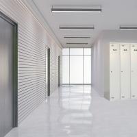 Taquilla Vestuario Metálica 1 Puerta Incluye Llave 1800x300x500 mm Gris Simonlocker - details 1