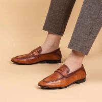 Zapatos de cuero para hombres de negocios de moda, zapatos casuales de alta calidad para que los hombres usen en 2025 - details 6
