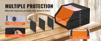 SucceBuy Caja para grabadora láser 31,5 x 31,5 x 19,6" Cubierta protectora ignífuga con extractor, retardante de llama, aislamiento de humo y ruido, protección para los ojos, se adapta a la mayoría de los grabadores láser - details 2