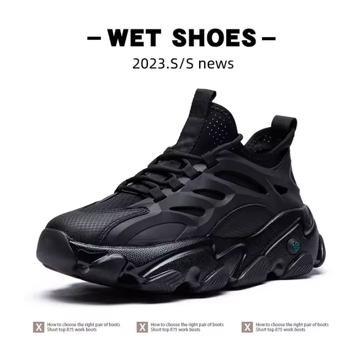 Nuevas zapatillas de malla, zapatos casuales de moda, aumento de altura de plataforma - 1