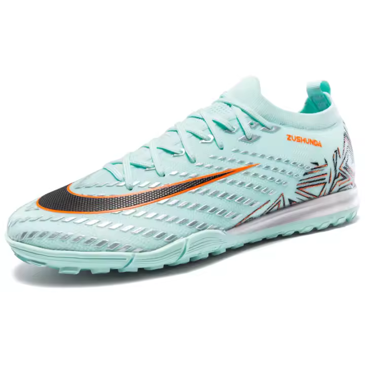 Zapatos de Fútbol Unisex AG TFDual Suela Antideslizante Transpirable para Entrenamiento y Competencia Compatible con Césped Artificial - 1