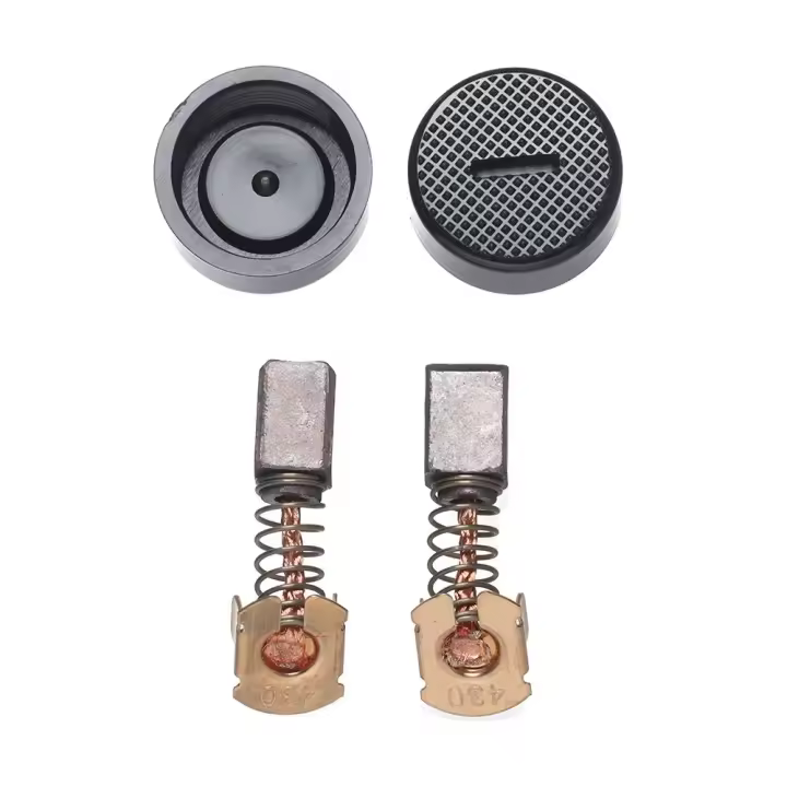 Accesorios para herramienta eléctrica CB-430 Makita, tapa de cepillo de carbono, piezas de amoladora angular, cubierta de tapa de cepillo, 2 piezas, GA400, BGA402 - 1