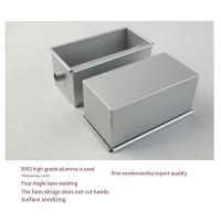 Sartén larga para hornear pasteles antiadherente, molde de pastel de corazón fluido, molde de aleación de aluminio, Pan cuadrado con tubo central, herramientas para pasteles - details 5