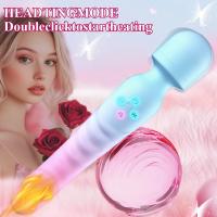 360 °   Vibrador AV de rotación para mujer, masajeador de punto G, varita mágica, estimulador de clítoris, consoladores de vibración potentes, Juguetes sexuales para adultos para parejas - details 7