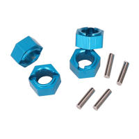 Rueda hexagonal de aluminio para coche de control remoto Wltoys, piezas de actualización de 7mm para montaje de asiento hexagonal, A949-11, para Wltoys 1/18, A949, A959, A969, A979, K929 - details 5
