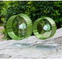 Rueda de correr silenciosa de cristal para hámster, rueda deportiva, ratón pequeño, roedor para correr lento, sable de altura ajustable, suministros de juguetes deportivos - details 2