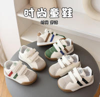 Zapatos para bebés y niños en tres colores, zapatillas deportivas de ocio con costuras, antideslizantes y de suela suave. - details 0