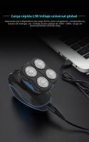 Juego de balmer multifuncional de 8W, Afeitadora eléctrica para hombres, afeitadora con cabezal flotante recargable y lavable - details 5