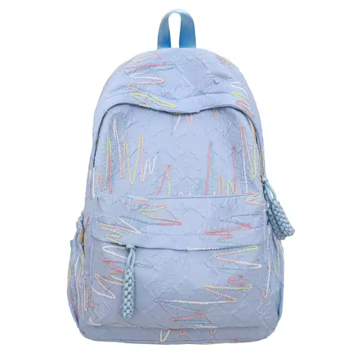 Bolsa de la escuela secundaria chica de alto valor lindo dulce mochila femenina junior escuela secundaria estudiante universitario computadora mochila de viaje. - 1