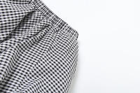 BUNO- Mini traje de falda por encima de la rodilla de calle alta para chica, sólido ajustado, falda halter sin espalda. - details 29