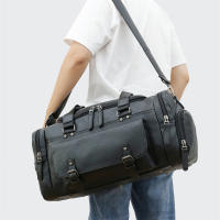 Bolso de Viaje Multifuncional para Hombres con Gran Capacidad Bolso de Mano de Tipo Trolley Bolso de Mensajero de Hombro para Negocios Bolsos de Fin de Semana Deporte y Aventura - details 2