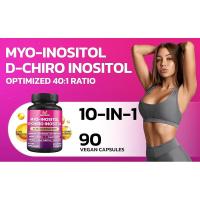 BMVINVOL Suplemento de mio-inositol y D-chiro inositol Ideal relación 40:1 más berberina, canela, Ashwagandha + 5 más - 90 - details 0