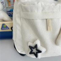 Mochila para Laptop con Patrón de Estrellas para Chicas Y2K, Mochila Escolar de Gran Capacidad para Adolescentes, Mochila de Pan - details 8
