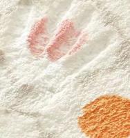 Alfombra redonda de flores esponjosas, cojín de felpa para dormitorio de niña, alfombrilla de suelo para habitación de niños, Alfombra de juego antideslizante para bebé - details 5