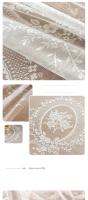Mantel bordado blanco para decoración del hogar, mantel lujoso, 100% algodón, 1 pieza - details 3