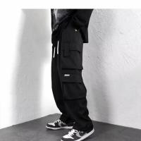 Pantalones deportivos para hombre, ropa deportiva para gimnasio, tallas grandes, moda Y2K, ropa holgada. - details 1