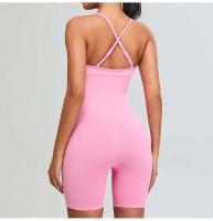 Monos de Gimnasio para Mujeres Conjuntos Cortos de Deportiva Yoga Ropa Deportiva de Marca Ouwu - details 0