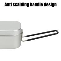 Ultralight Tableware Camping Cookware Lunch Box Cooking Pots Picnic Accessories Outdoor Cutlery Kitchen Set Hiking Sports - details 5