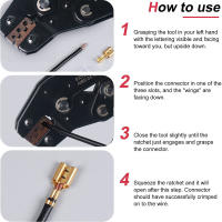 Alicates de Sujetación WOZOBUY SN-48B de Precisión Alta 0.5-2.5mm Herramientas Eléctricas para Coche con Terminales de Cable de 2.8 4.8 6.3 - details 9